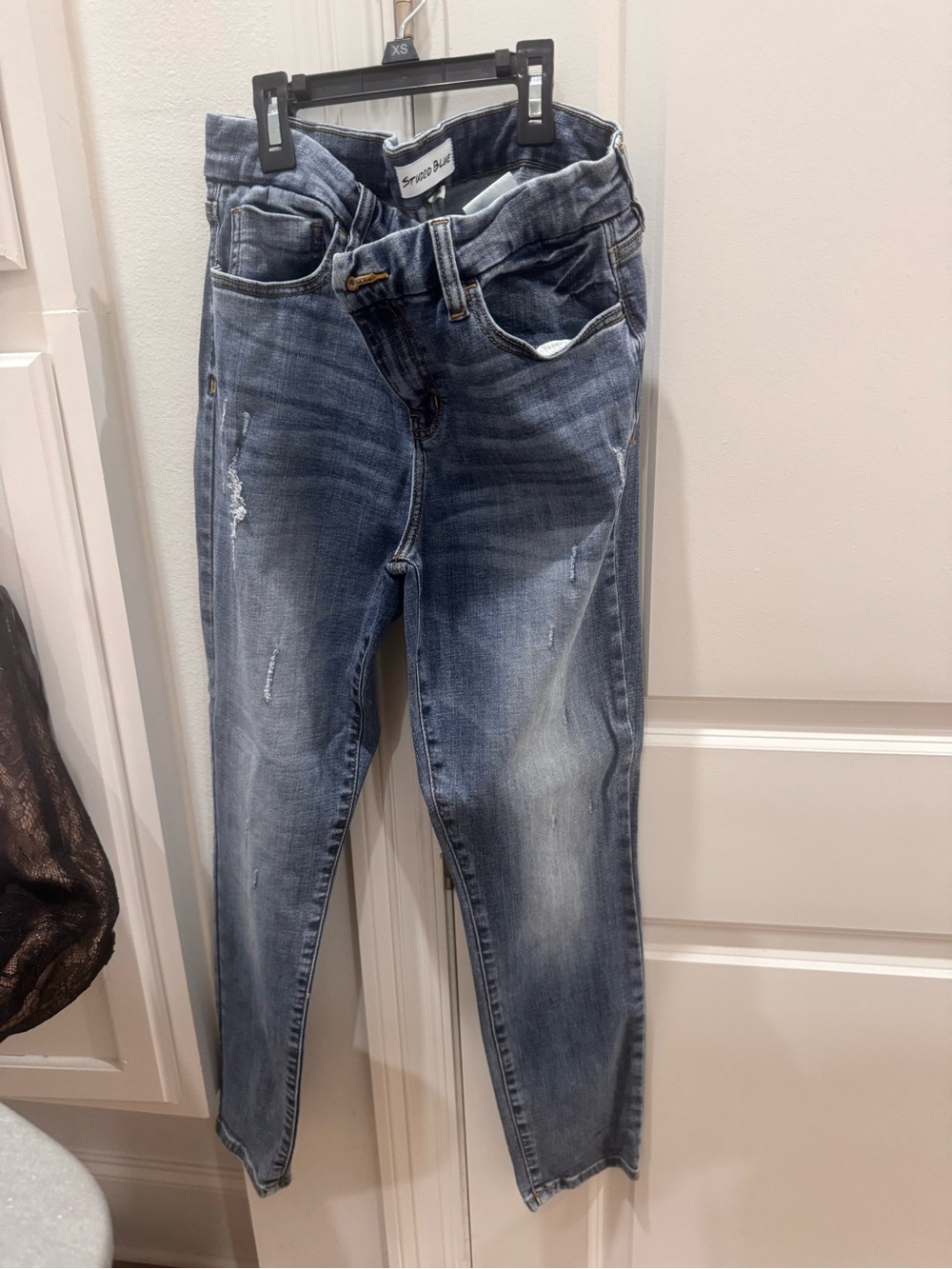 Stretch Skinny Jeans in Faded Blue by Sonoma